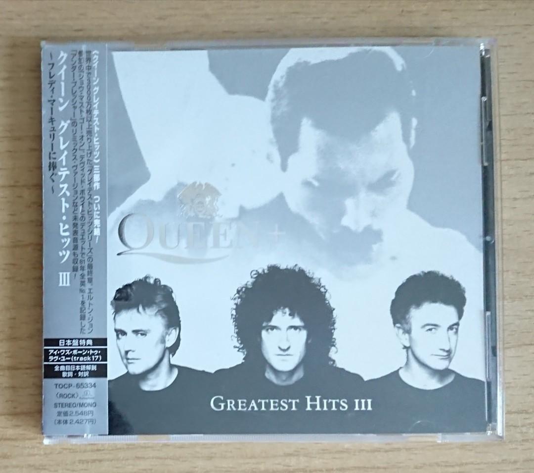 Queen Greatest Hits III日版CD, 興趣及遊戲, 音樂、樂器& 配件, 音樂
