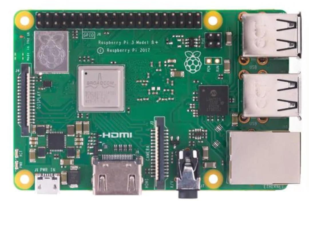 Raspberry Pi 3 Model B with SD card and Power Adapter