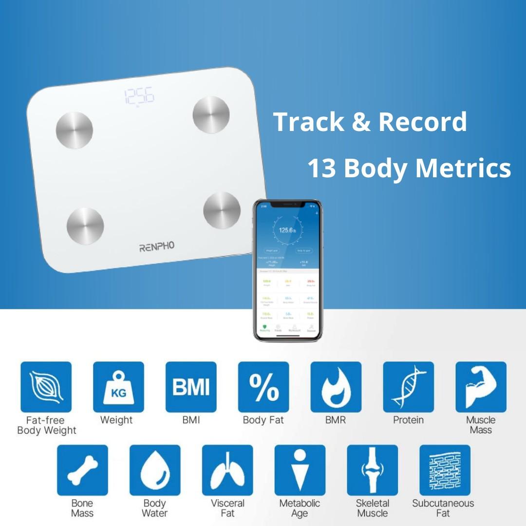 Renpho scale and impedancemeter, 健康及營養食用品, 健康監測儀和體重秤 Carousell