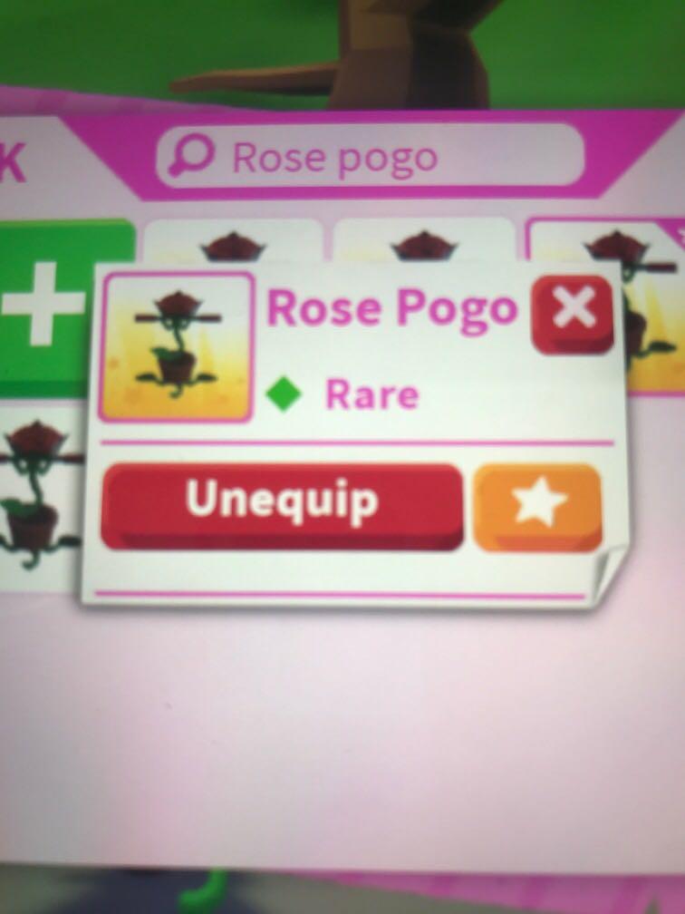 Rose Pogo(From RobloxAdopt Me!), 其他, 其他 Carousell