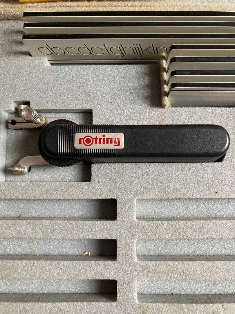 Rotring Lettering Control System rOtring lettering guide, Hobbies & Toys, Stationary & Craft, Stationery ...