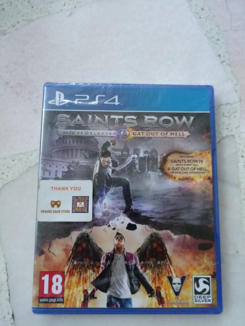 Saints row IV and gat out of hell ps4 game, Video Gaming, Video Games,  PlayStation on Carousell