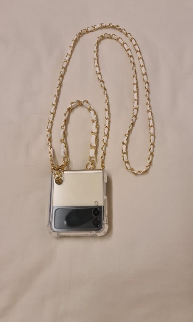 Samsung Z Flip 3 & 4 Casing with strap, Mobile Phones & Gadgets, Mobile & Gadget Accessories