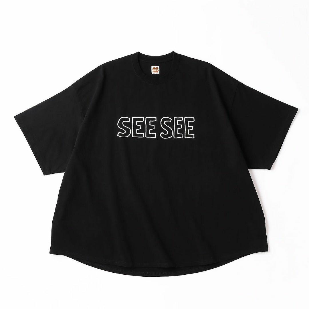 SEE SEE SFC Super Big New Font Logo Tee T Shirt SeeSee Supreme 
