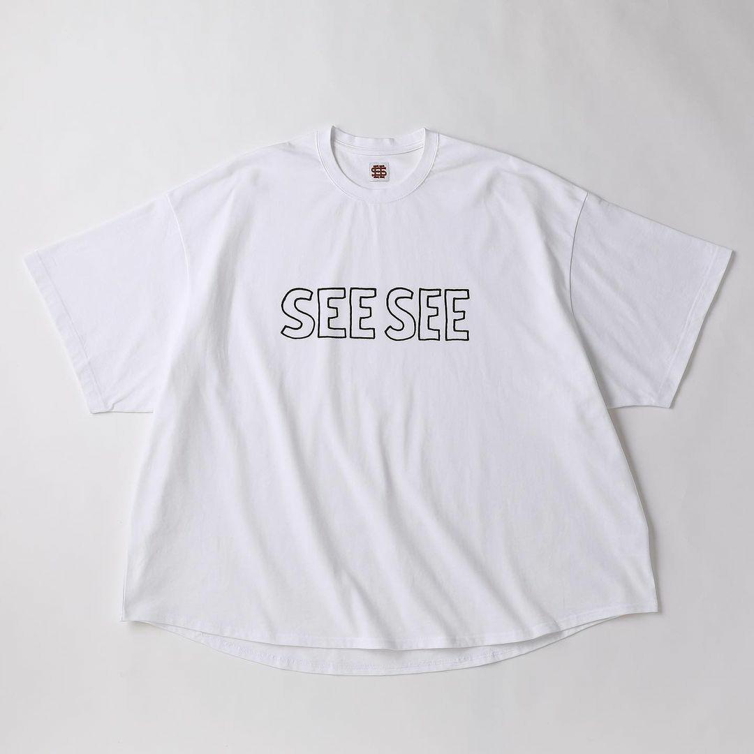 SEE SEE】 SUPER BIG LS 鹿の子TEE - Tシャツ/カットソー(七分/長袖)