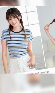 SHEIN RIBBED CROP top