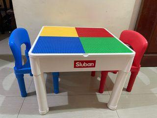 Sluban Lego Table and Chairs