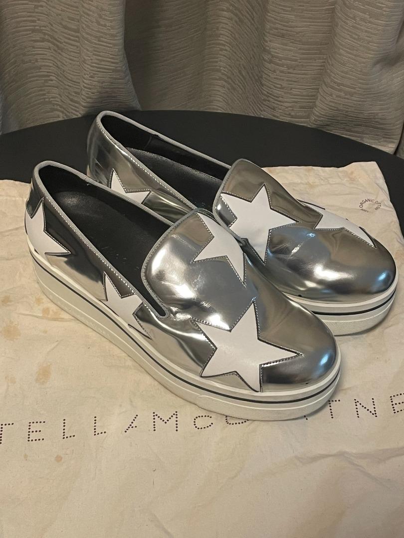 Stella mccartney outlet metallic sneakers