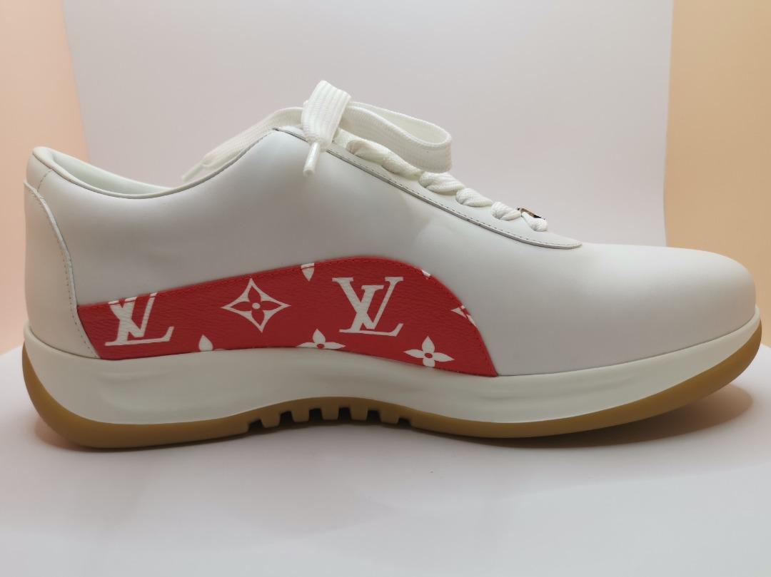 Supreme x Louis Vuitton Monogram Red Men s Trainers Luxury