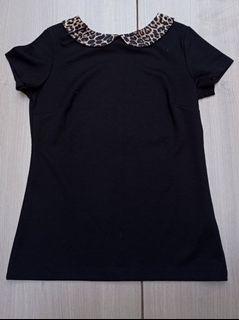 Tops The Executive Leopard Black / Blouse Reprice