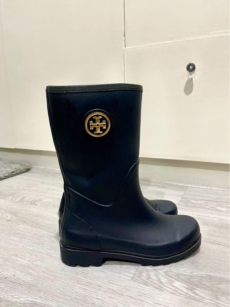 Tory Burch Rubber Boots W Size 6, Women's Fashion, Footwear, Boots on  Carousell