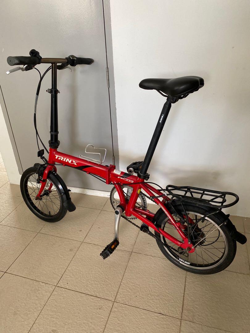 trinx 16 inch folding bike
