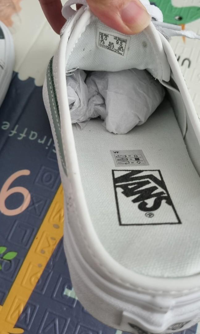 White vans sales size 8