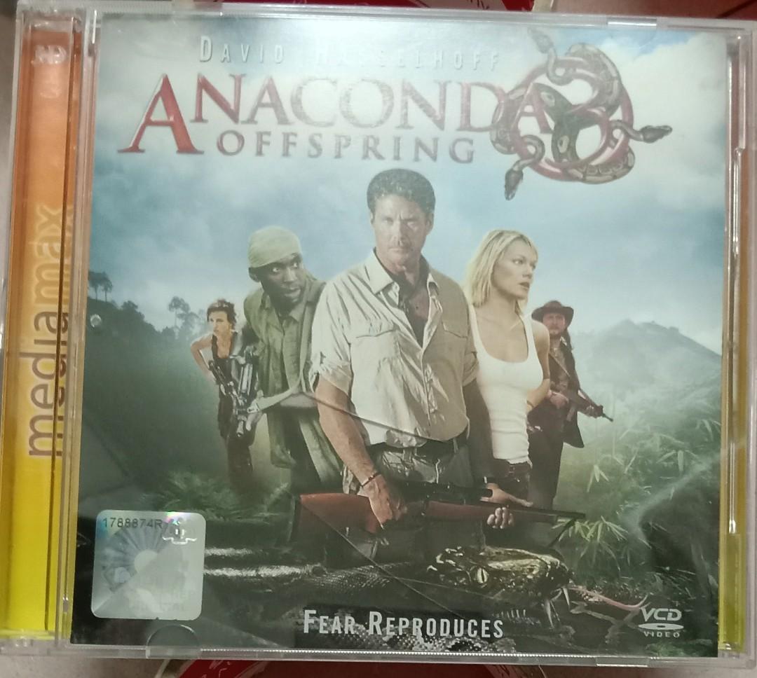 VCD Anaconda Offspring 🔥 DAVID HASSELHOLF MOVIE, Hobbies & Toys, Music ...