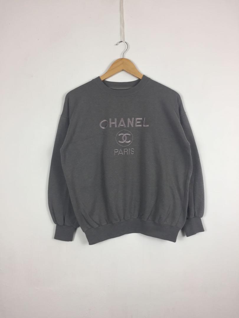 Vintage Chanel Sweatshirt Women s Fashion Muslimah Fashion Tops