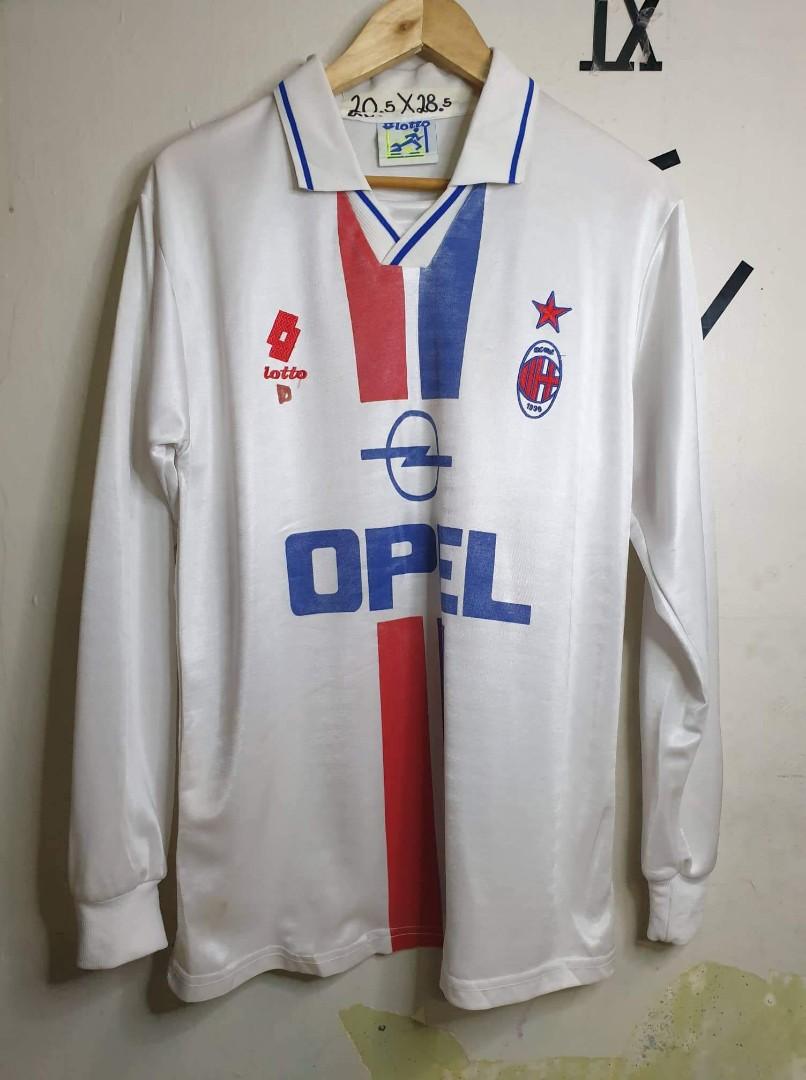 vintage soccer jersey opel by lotto, Men's Fashion, Activewear on Carousell