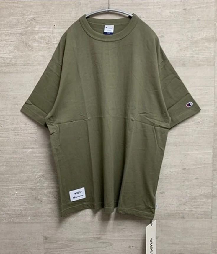WTAPS （分類：T-shirt、恤衫、有領衫）位於 Hong Kong。 由 lolowoo 提交（商品編號 1172918662，圖片 5）。簡介： WRAPS crossover Champion T Large size Olive color。