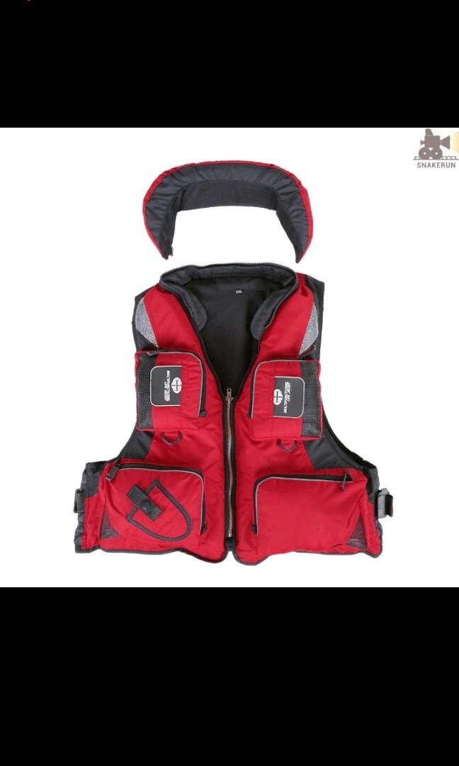 Fishing life vest XL (brand new), Sports Equipment, Fishing on Carousell