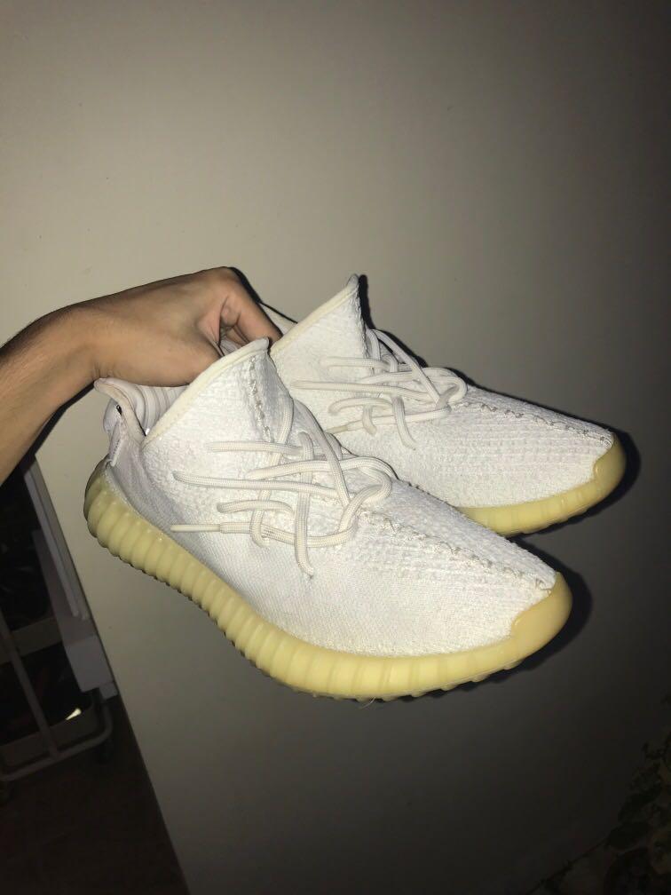 Yeezy 350 cream white Men s Fashion Footwear Sneakers on Carousell