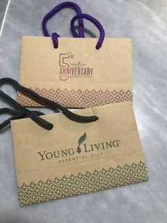 Young living essential oil small mini Paper Bag