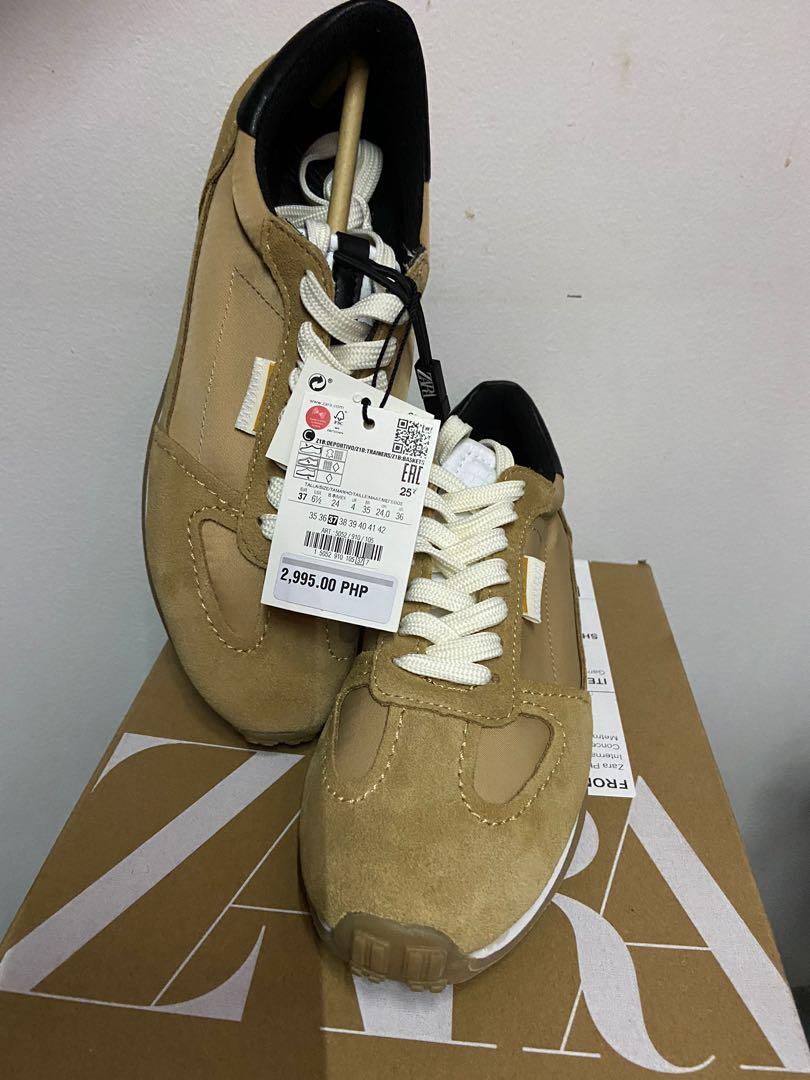 zara soft trainers
