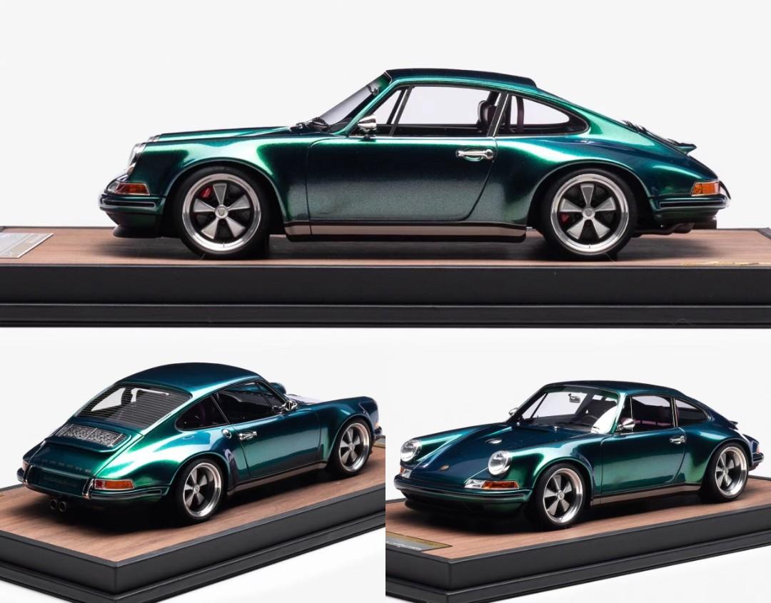 1:18 1/18 TP Timothy & Pierre Singer Porsche 911 964 Coupe Green