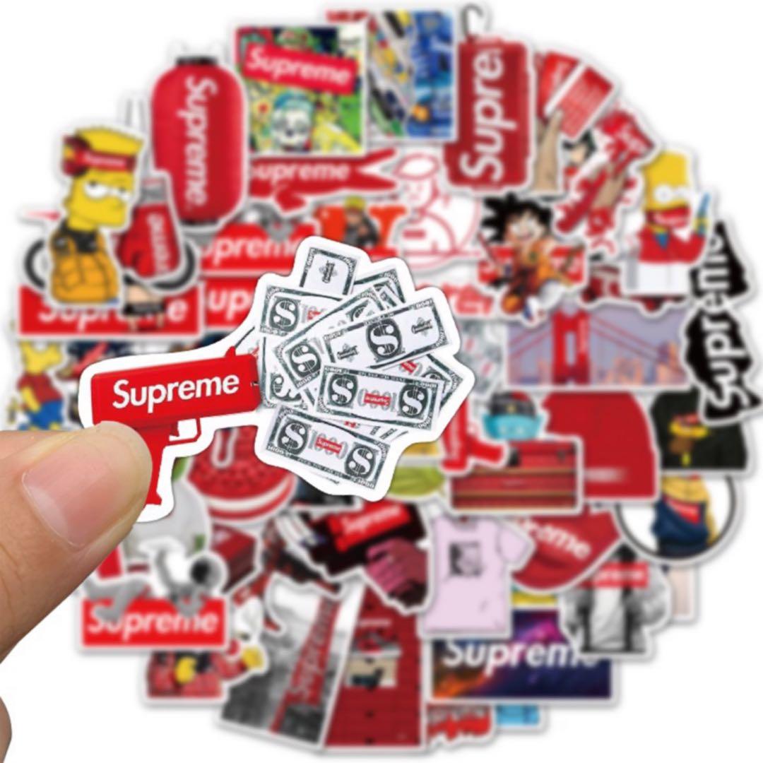 Funny supreme stickers hot sale