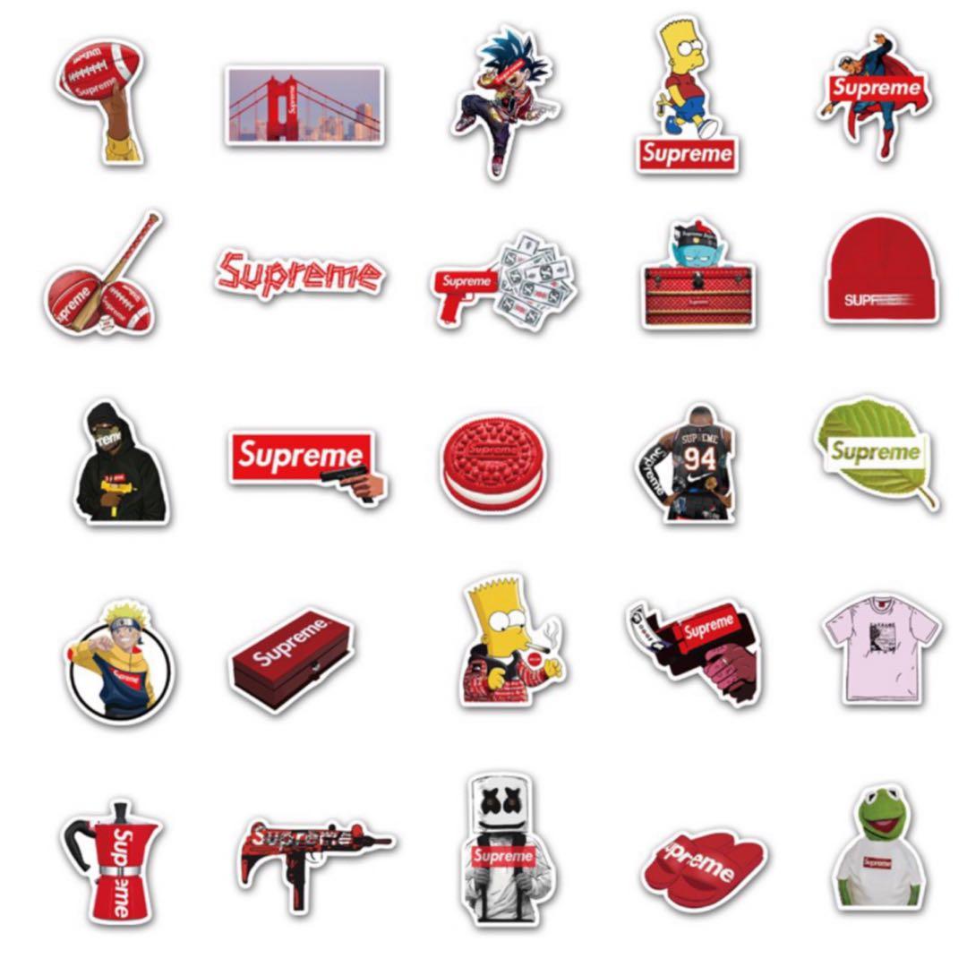 Funny clearance supreme stickers