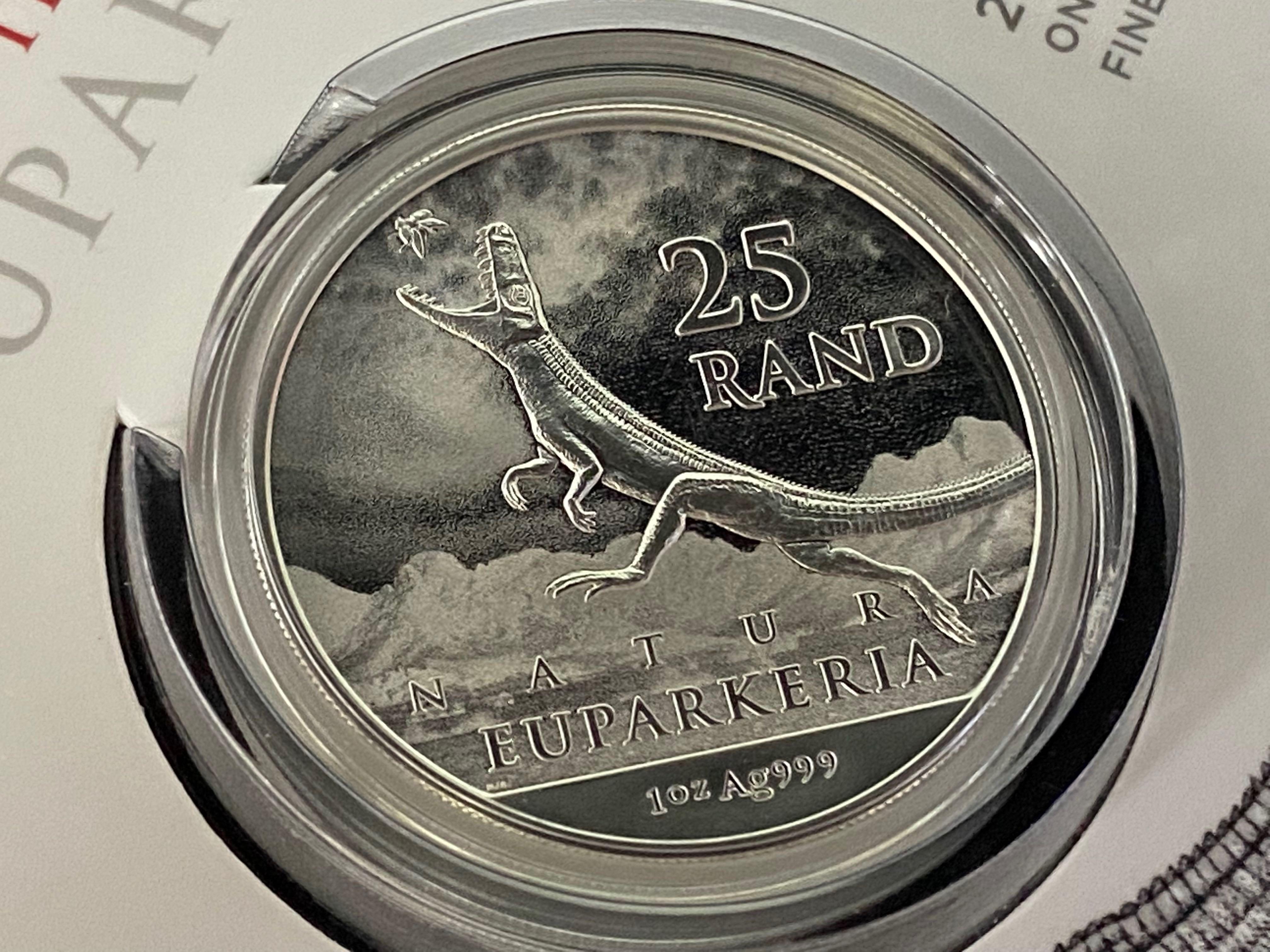 南非大自然古代祖龍.999 銀幣1盎司,送禮之選（ 可議價）, 興趣及遊戲, 收藏品及紀念品, 錢幣- Carousell