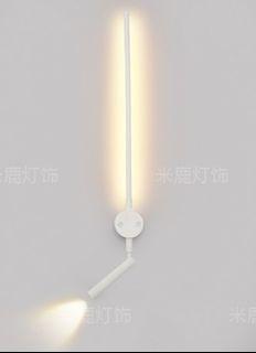 睡房床頭燈 玄關燈 閱讀燈 牆燈 白色 現代 簡約 燈具