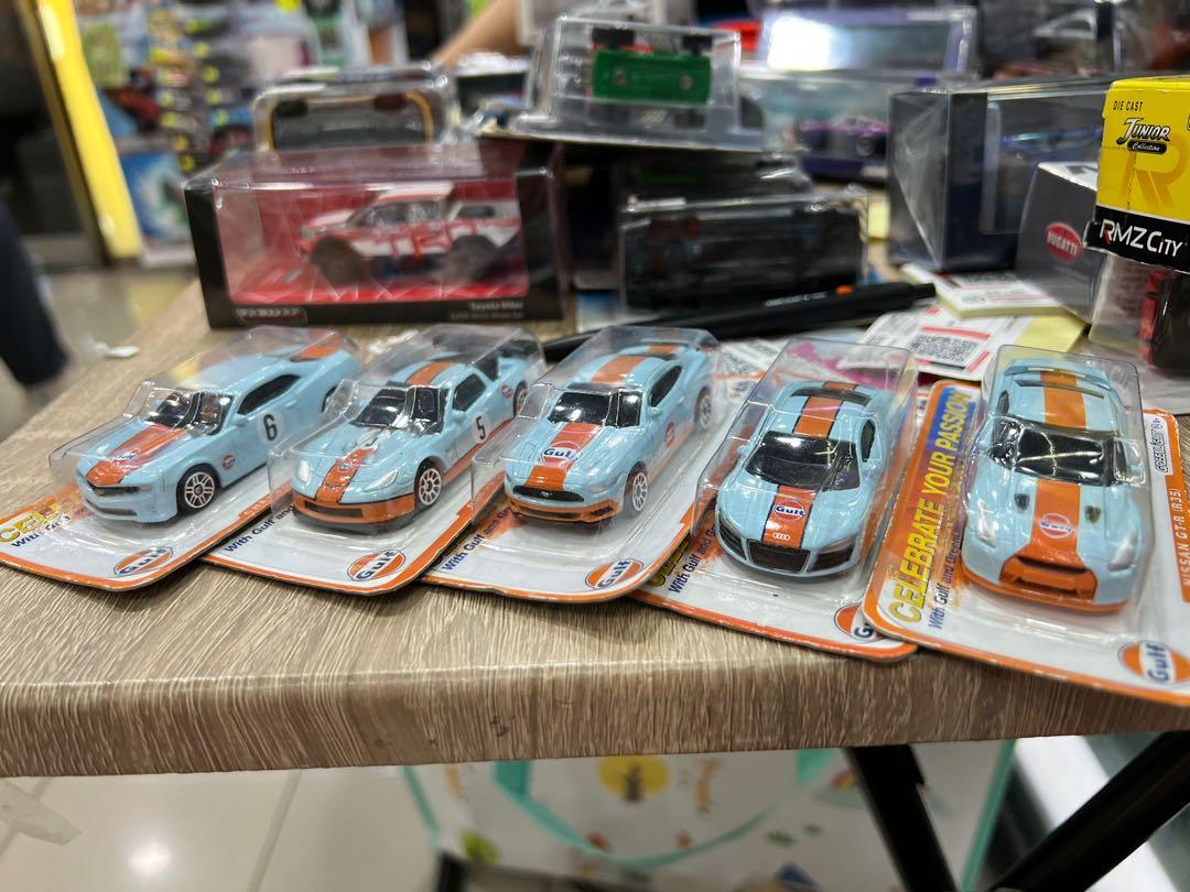 英國gulf 油站版本greenlight Gulf 一套五架 興趣及遊戲 玩具 遊戲類 Carousell