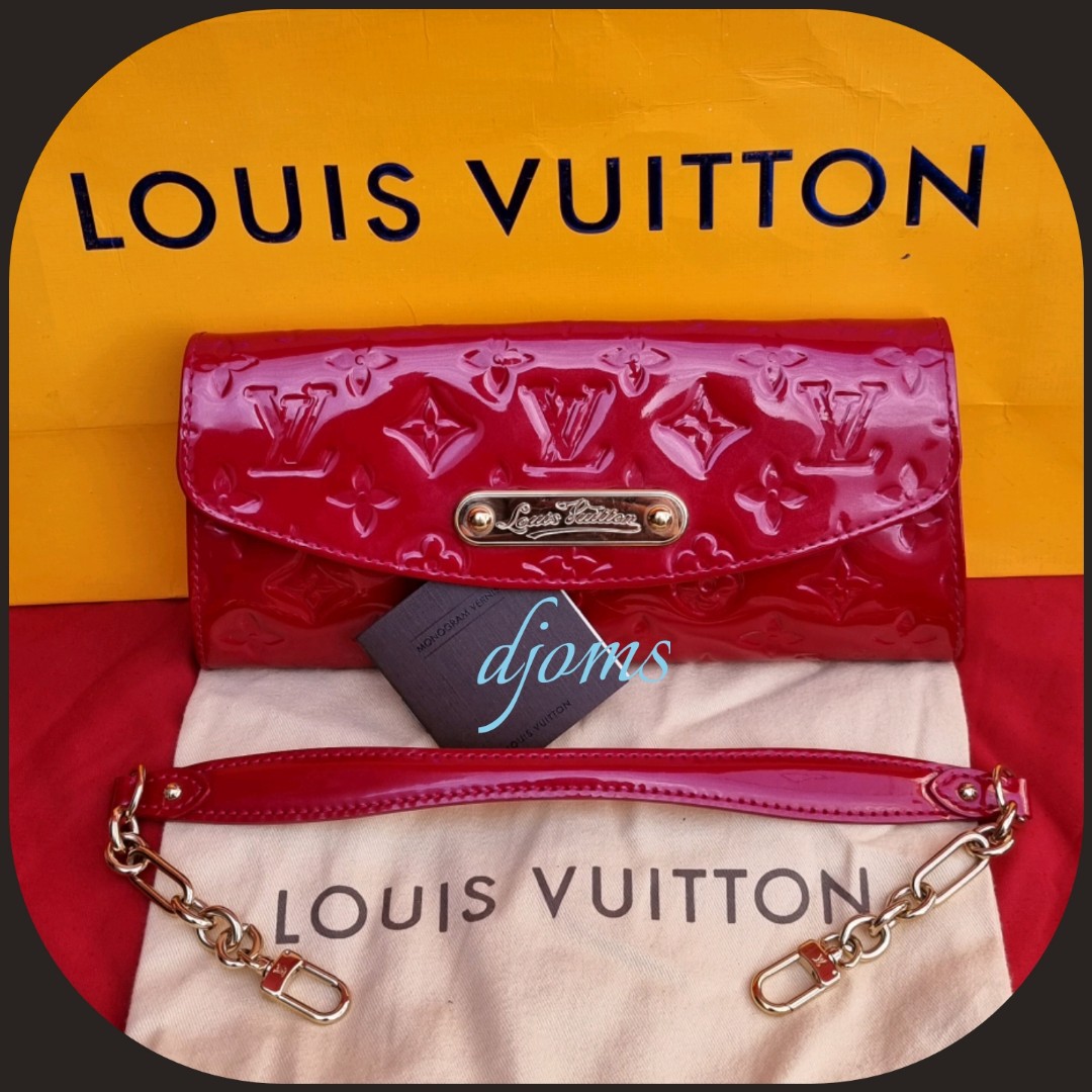 Louis Vuitton, Bags, Authentic Louis Vuitton Red Vernis Sunset Blvd