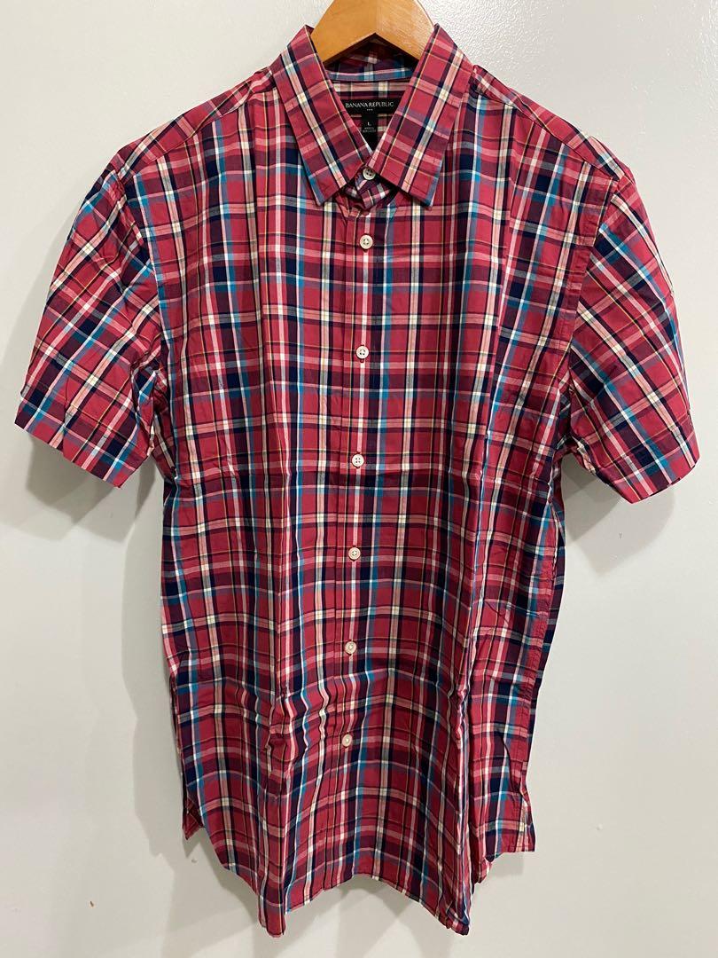 Banana republic short clearance sleeve button down