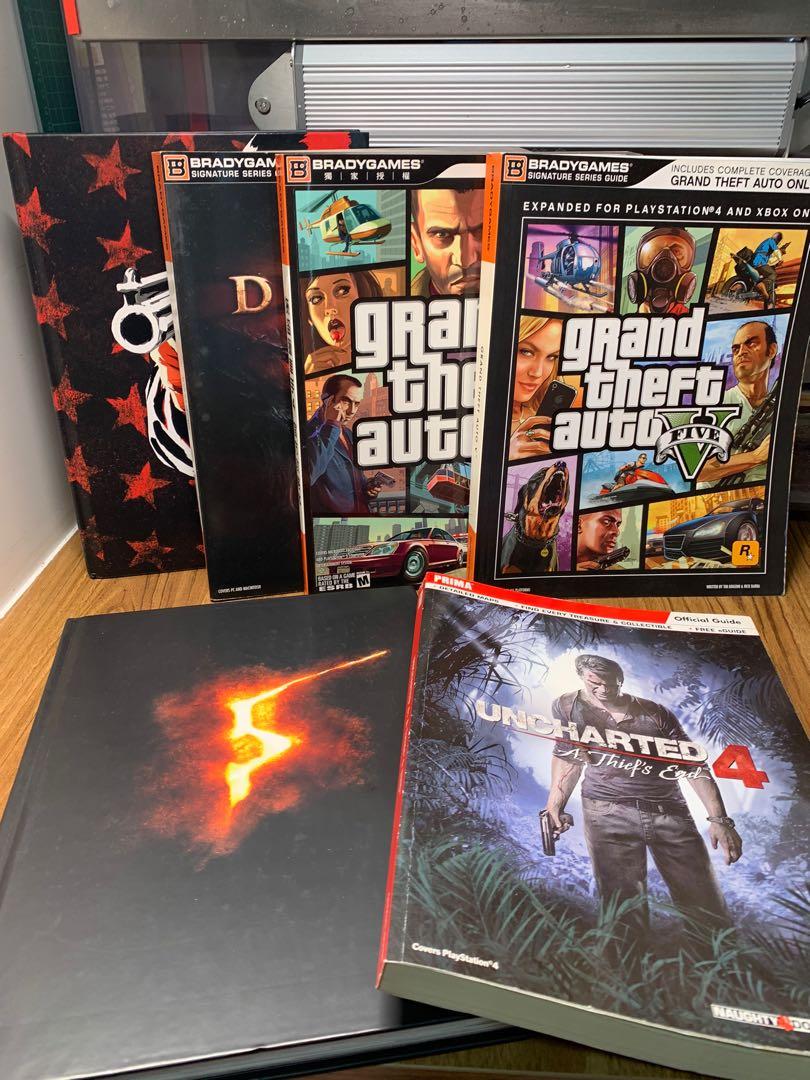 官方遊戲攻略red Dead2 Diablo3 Gta Iv Gta V Biohazard 5 Uncharted 4 興趣及遊戲 書本 文具 雜誌及其他 Carousell