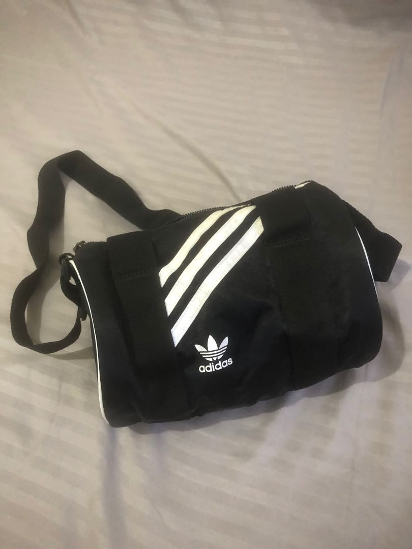 ADIDAS Mini Nylon Duffel Bag, Women's Fashion, Bags & Wallets, Cross