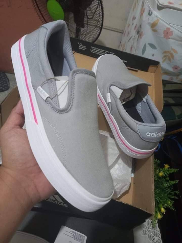 Adidas Kurin Slip On, Women's Fashion, Footwear, Sneakers on Carousell