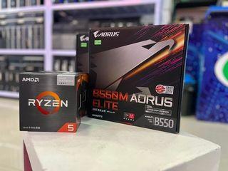 AMD Ryzen 5 5600G with B550M AORUS ELITE BUNDLE