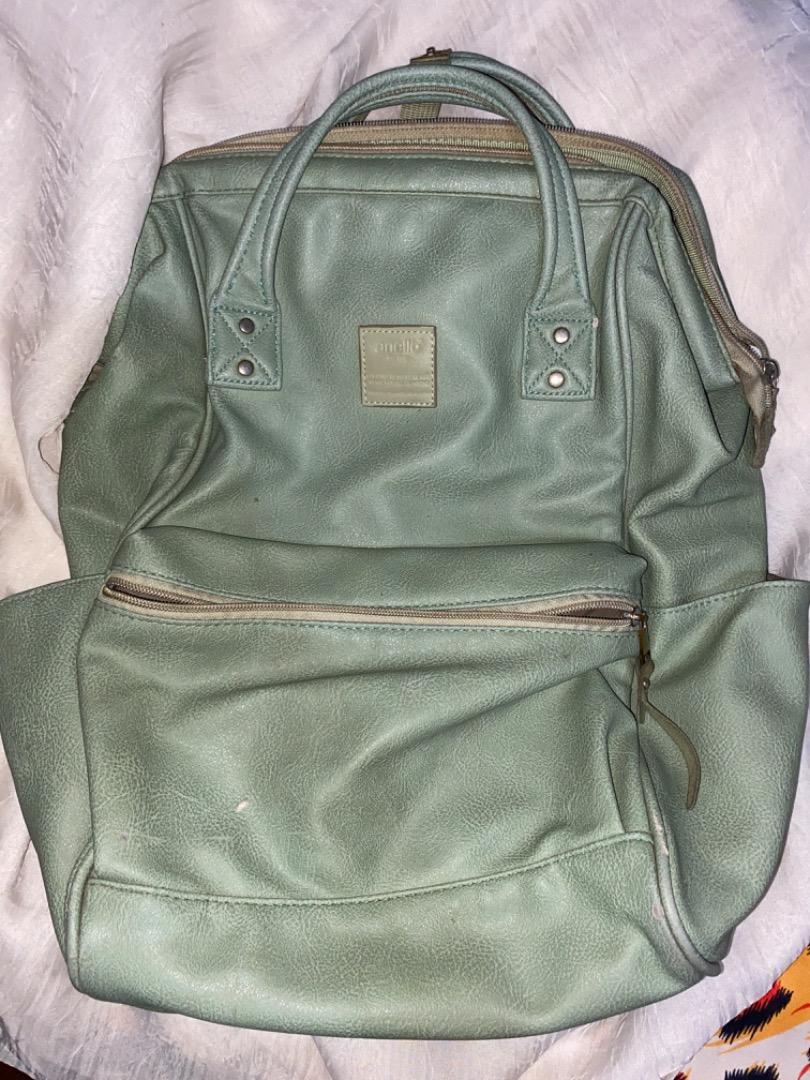 Original Anello Backpack (Mint Green), Women's Fashion, Bags & Wallets