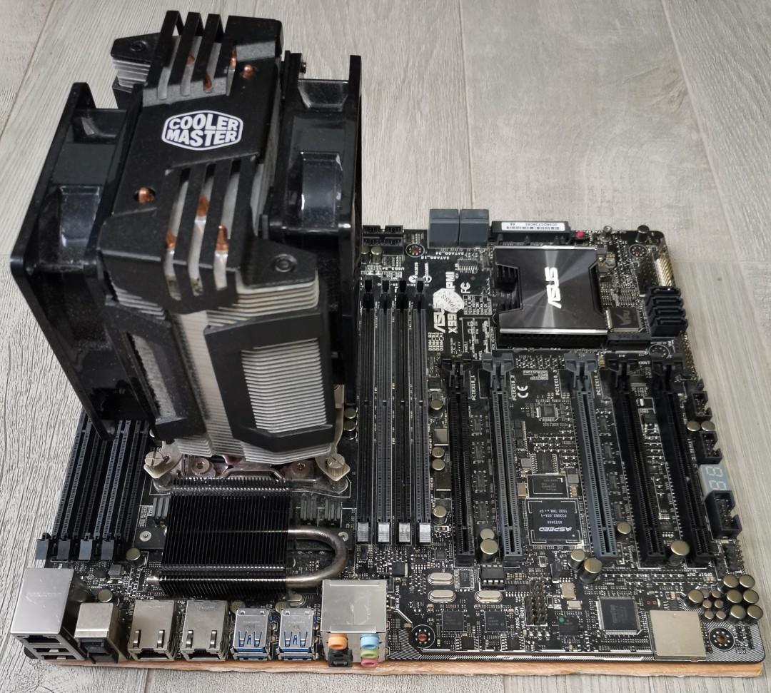 Asus X99-IPMI Motherboard c/w Intel Xeon CPU ES-2623 V3 @3Ghz 4 cores 8