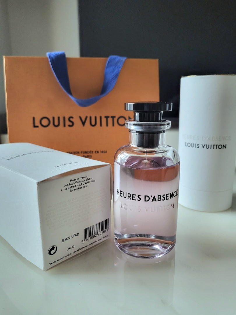 Authentic Louis Vuitton Heures D'absence 100ml perfume, Beauty