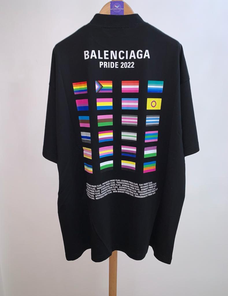 Black Tshirt Pride 2022 collection Balenciaga  Vitkac Slovakia