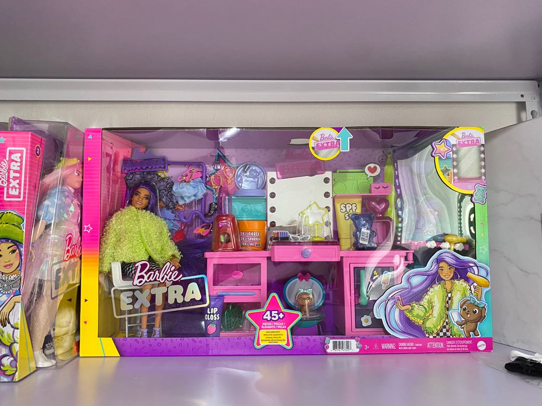 Barbie Extra Vanity Playset, Hobbies & Toys, Toys & Games on Carousell