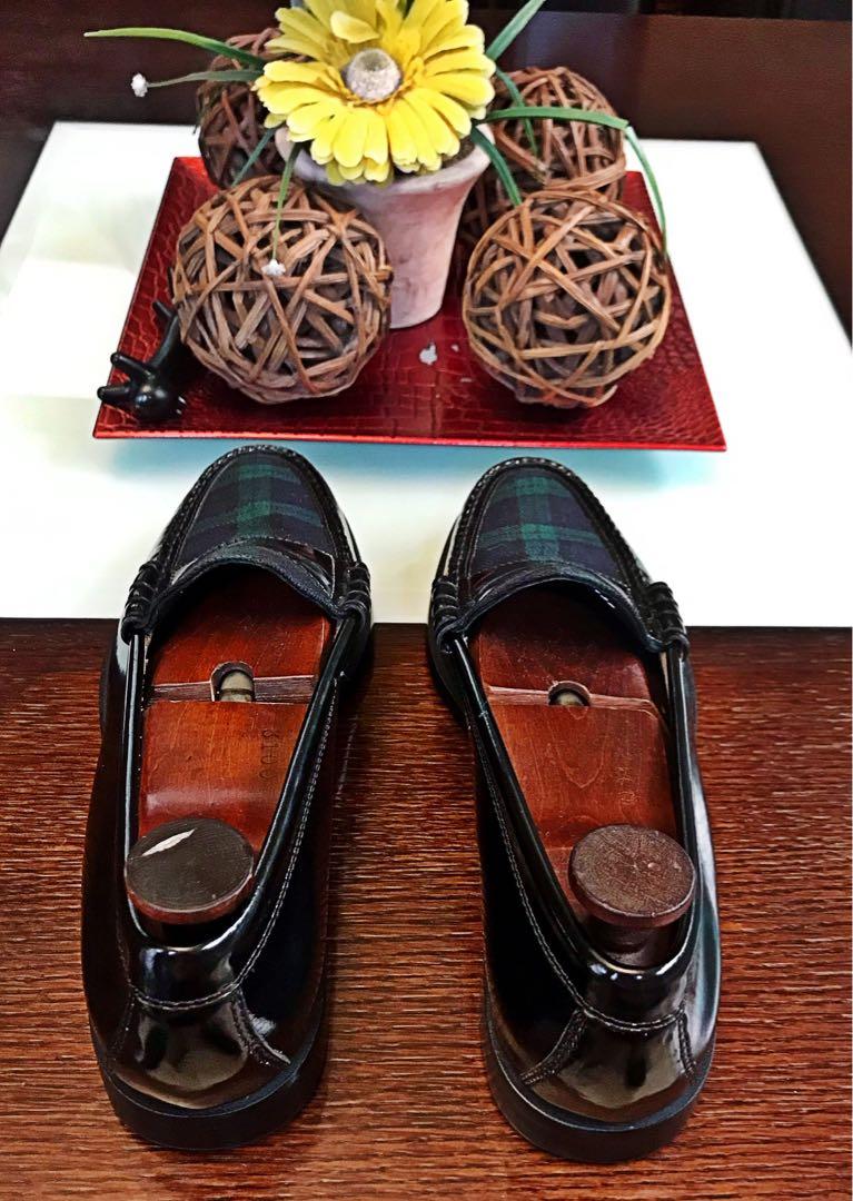Bass Weejuns Plaid Wool Loafers