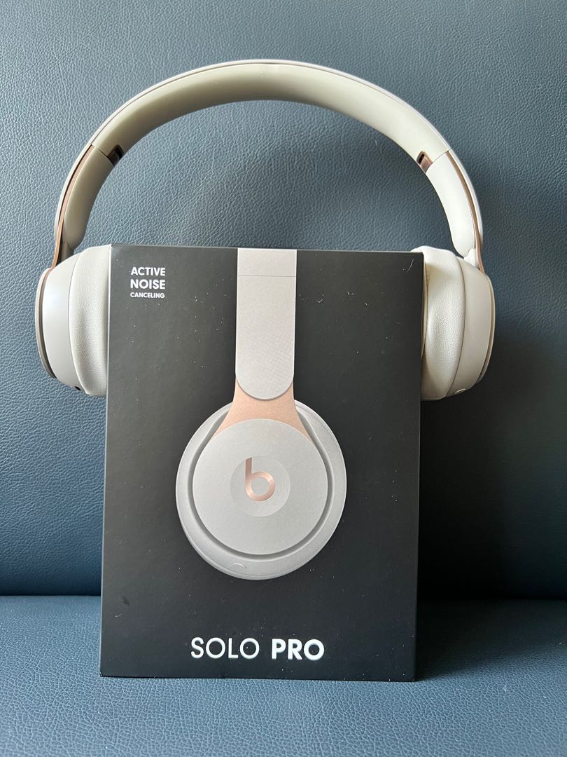 Beats Solo Pro Grey Audio Headphones Headsets on Carousell
