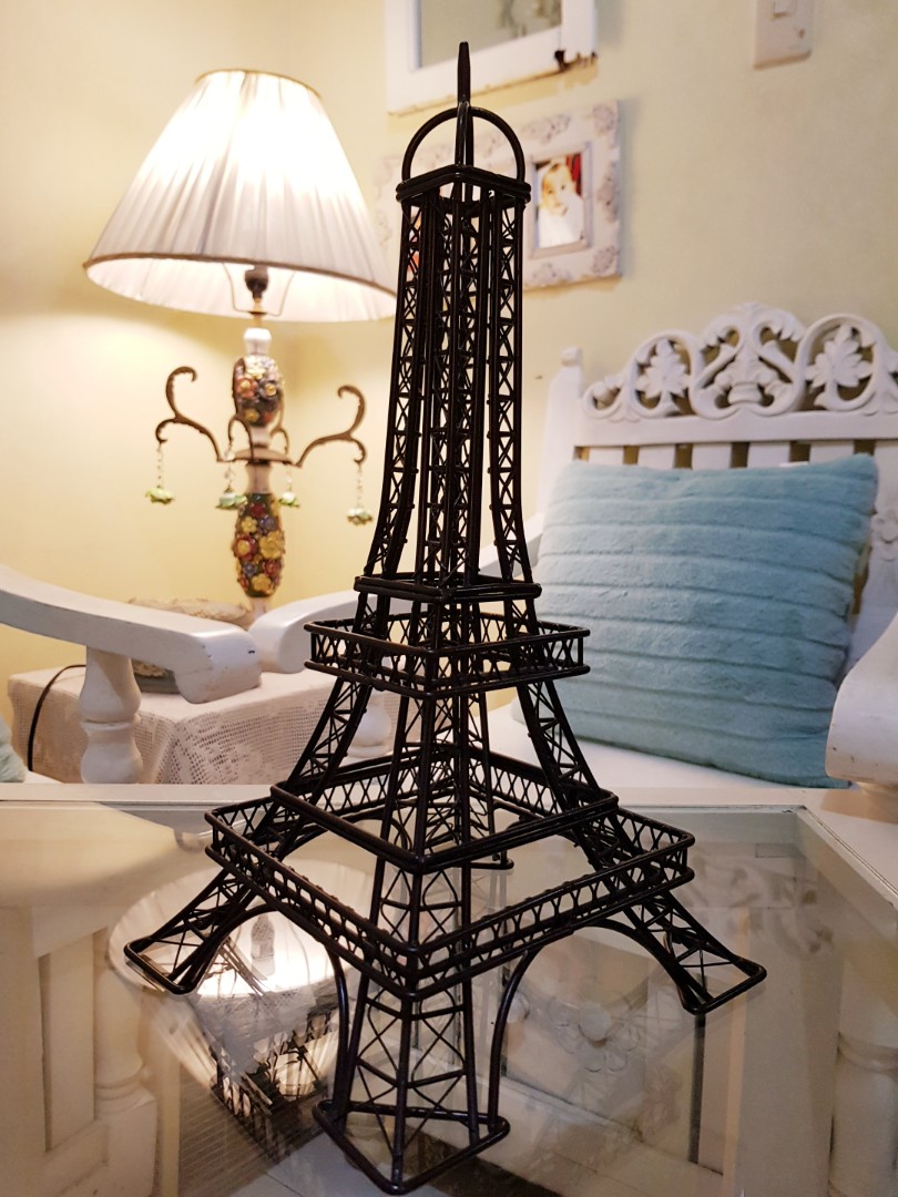 Big Eiffel Tower Decor Paris, Furniture & Home Living, Home Decor