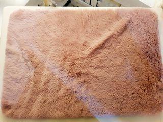 Blush Fur Floor Mat