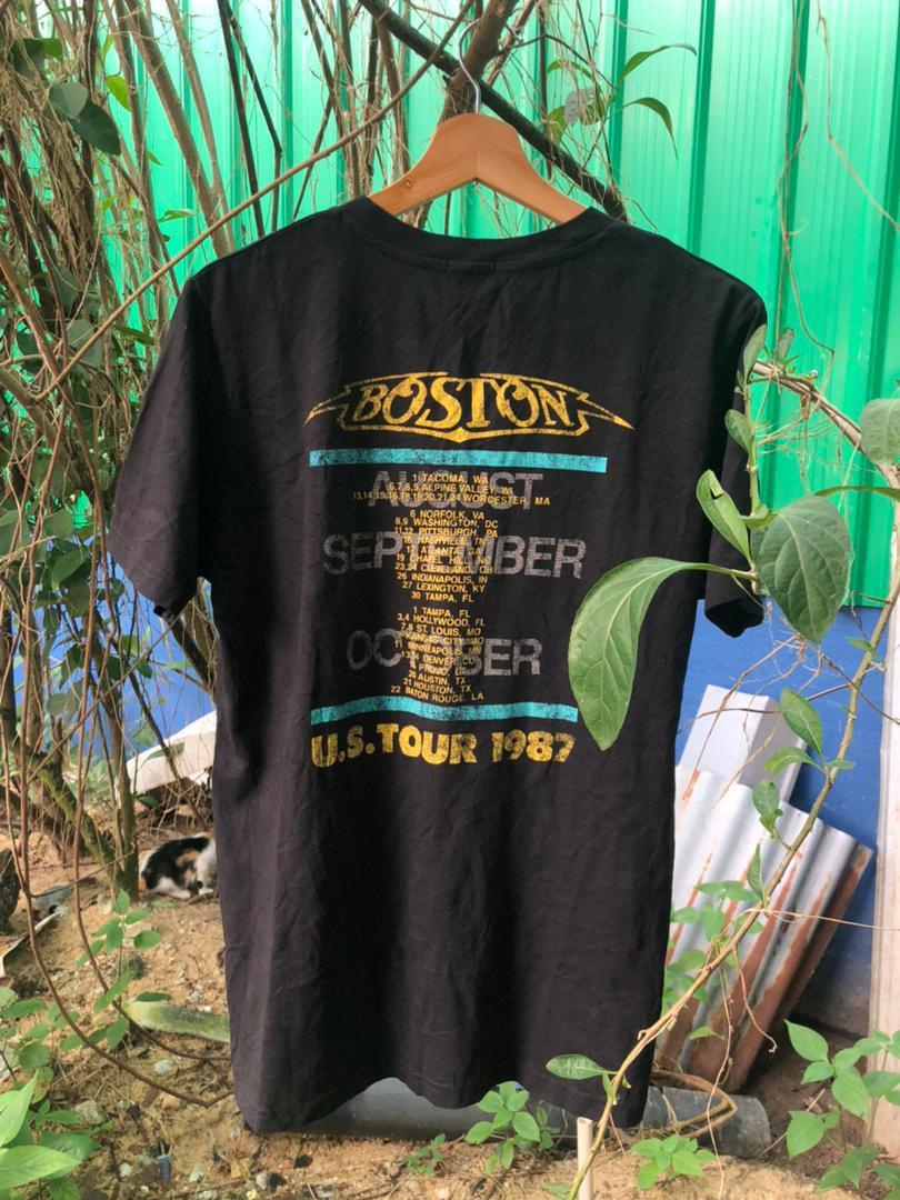 Boston Band Tshirt Men s Fashion Tops Sets Tshirts Polo Shirts on Carousell