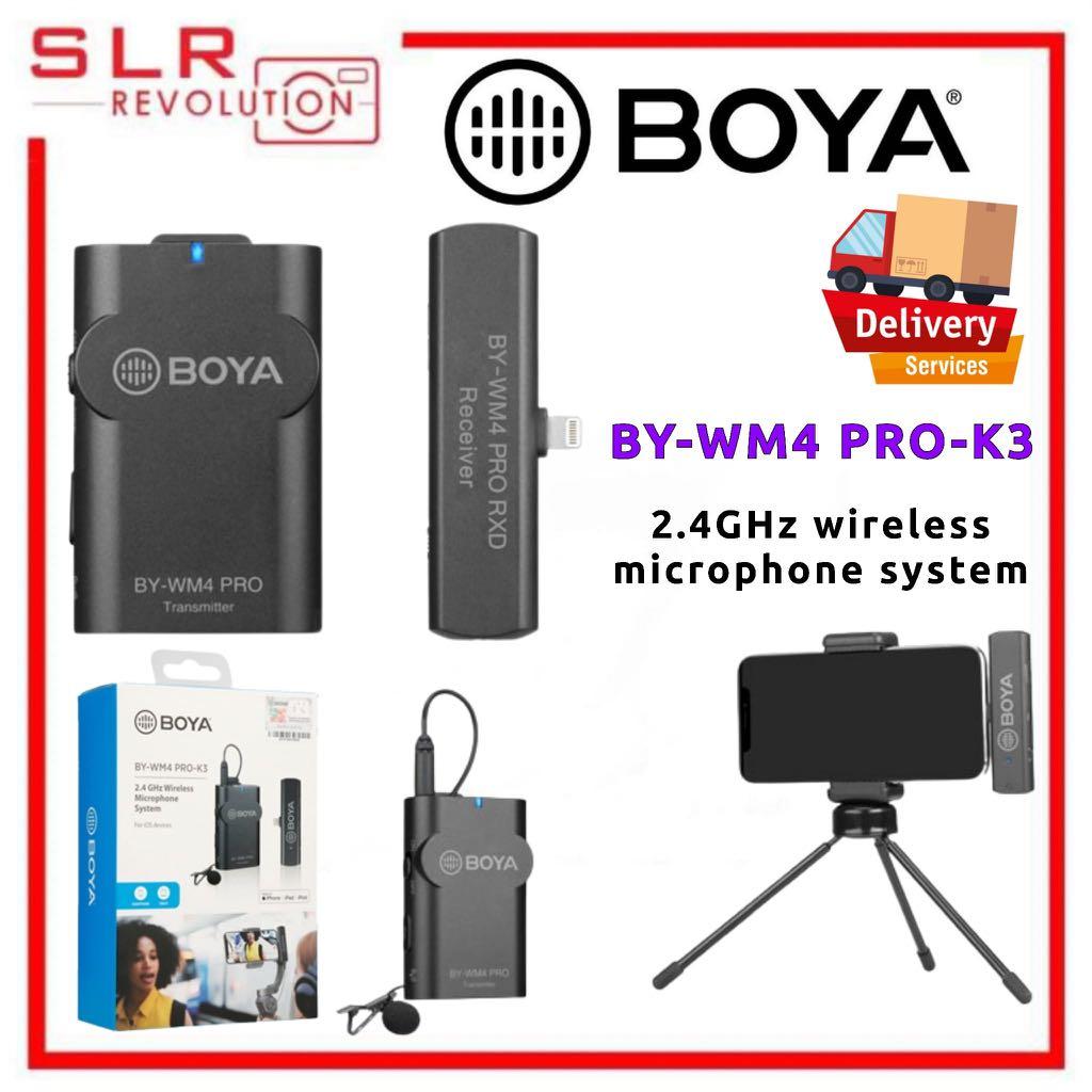 Boya BOYA BY-WM4 PRO-K3 Digital Wireless Omni Lavalier Microphone ...