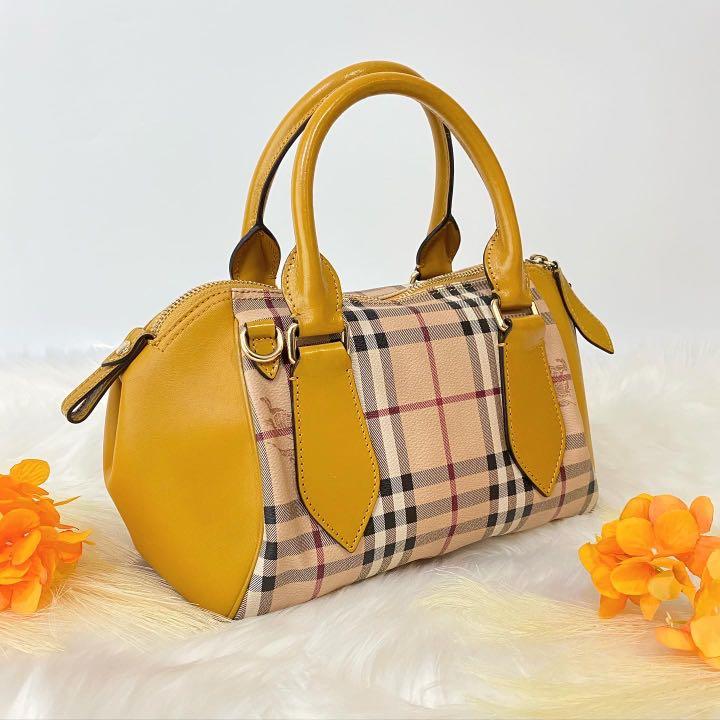 Burberry purses sales yellow