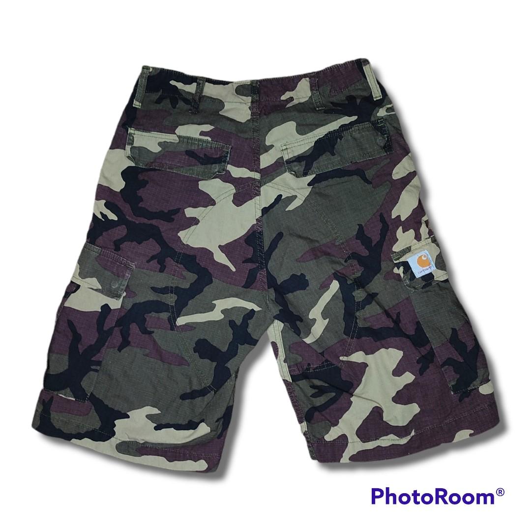 Carhartt Cargo Camou Short Men s Fashion Bottoms Shorts on Carousell